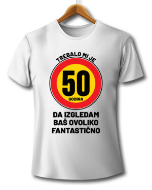 50, pedeseti rođendan, 50 rođendan, čika nebojša, majica, majice, štampa na majicama, novi sad, srbija, poklon, poklon majice