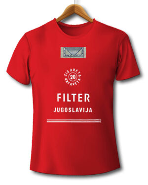 jugoslavija, cigerete, filter jugoslavija, nostalgija, majica, majice, štampa na majicama, čika nebojša, novi sad, srbija, poklon, poklon majica