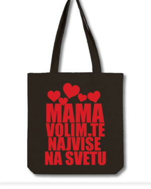 mama, majica za mamu, ceger, cegeri, pamučna torba, torba, štampa na cegerima, novi sad, srbija, čika nebojša