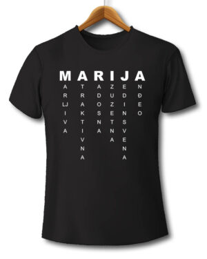 marija, za mariju, ime, imena, osobine, majica, majice, štampa na majicama, čika nebojša, novi sad, srbija, poklon, poklon majica
